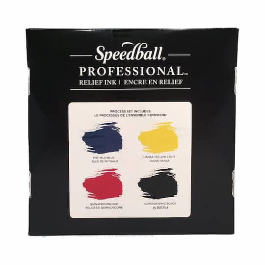 Speedball&#xAE; Professional&#x2122; 4 Color Relief Ink Set